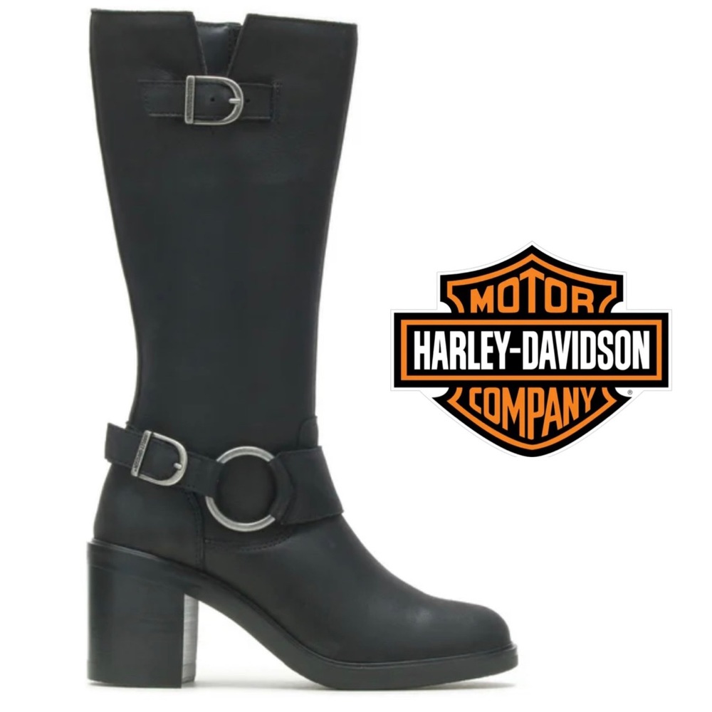 Harley-Davidson Black Ankle Boots